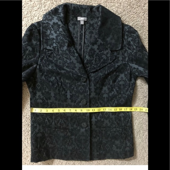 J.Jill  Blazer 12 Elegant Floral Print Buttons - Picture 7 of 11